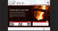Desktop Screenshot of albayrakmetal.com